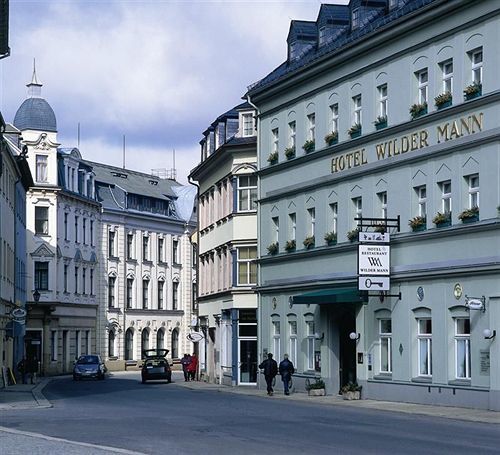 Hotel Wilder Mann Annaberg-Buchholz Zewnętrze zdjęcie