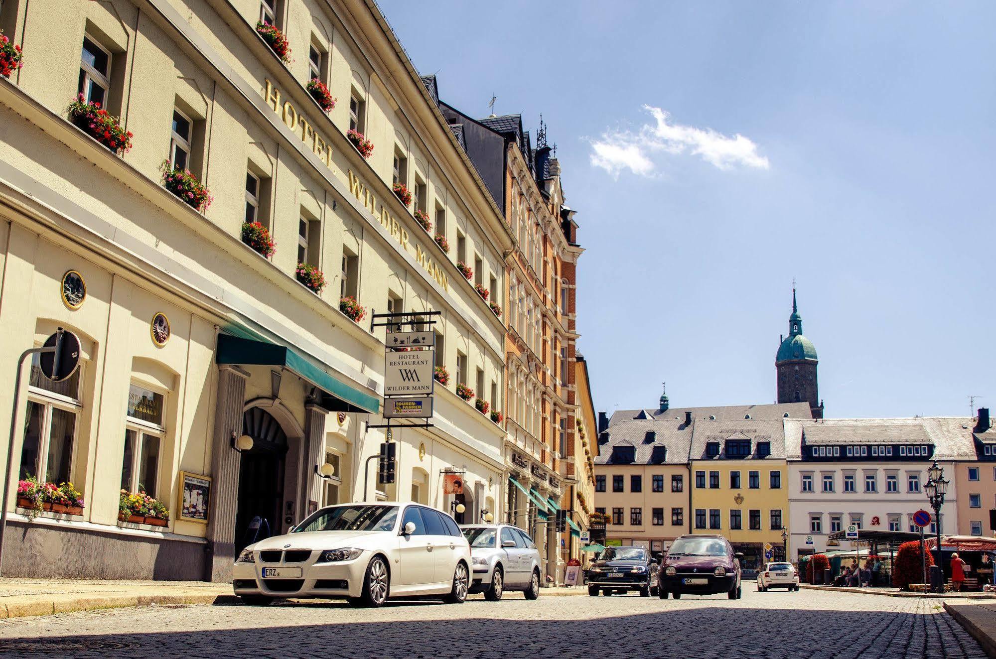 Hotel Wilder Mann Annaberg-Buchholz Zewnętrze zdjęcie